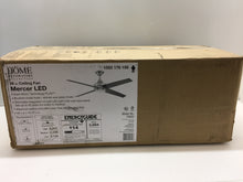 Load image into Gallery viewer, Home Decorators Mercer 56" LED 54625 Brushed Nickel Ceiling Fan 1003176156