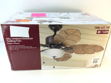 Load image into Gallery viewer, Home Decorators 51422 Palm Cove 52" Natural Iron Ceiling Fan 1000022305