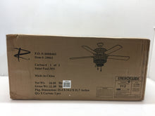 Load image into Gallery viewer, River of Goods Bohemian Pierced Metal 52" Clear Crystal LED Ceiling Fan 20061
