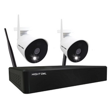 Load image into Gallery viewer, Night Owl 1080p WiFi NVR 1TB + (2) IP Spotlight Cameras 2-Way Audio Security