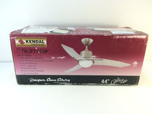 Load image into Gallery viewer, Kendal Scimitar 44 in. Satin Nickel Ceiling Fan AC19544-SN