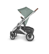 Load image into Gallery viewer, UPPAbaby Cruz V2 Stroller - Emmett (Green Melange/Silver/Saddle Leather)