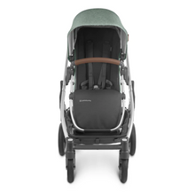 Load image into Gallery viewer, UPPAbaby Cruz V2 Stroller - Emmett (Green Melange/Silver/Saddle Leather)