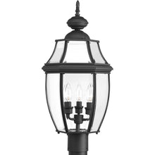 Load image into Gallery viewer, Progress Lighting New Haven 3-Light Outdoor Black Post Lamp P6433-31