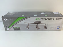 Load image into Gallery viewer, Lithonia Lighting LTFSTCYL MR16GU10 3-Light Track Lighting Kit, Brushed Nickel
