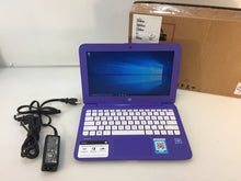 Load image into Gallery viewer, Laptop Hp Stream 11-Y020NR 11.6" Intel Celeron N3060 1.6Ghz 4GB 32GB Purple