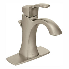 Load image into Gallery viewer, MOEN Voss Single Hole 1-Handle High-Arc Bathroom Faucet Brushed Nickel 6903BN