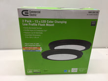 Load image into Gallery viewer, CE JJU3011L-2/ORB 13" Oil Rubbed Bronze Color LED Ceiling Flush Mount (2-Pk)