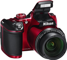 Load image into Gallery viewer, Nikon CoolPix B500 16.0-Megapixel Digital Camera Red Bundle