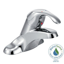Load image into Gallery viewer, MOEN 8432 4" Centerset 1-Handle Bathroom Faucet Chrome w Metal Drain Assembly