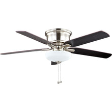 Load image into Gallery viewer, Hampton Bay 57289 52" Holly Springs LED Brushed Nickel Ceiling Fan 1002264521