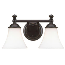 Load image into Gallery viewer, Hampton Bay AD065-W2 Crawley 2-Light Oil-Rubbed Bronze Vanity Light 1000037468