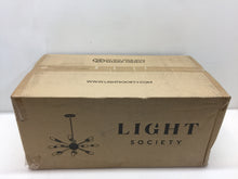 Load image into Gallery viewer, Light Society Sputnik Style Black Chandelier LS-C115-BLK