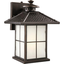 Load image into Gallery viewer, Design House Gladstone Oil Rubbed Bronze Fluorescent Wall Lantern Sconce 516781