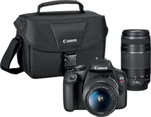 Load image into Gallery viewer, Canon EOS Rebel T7 DSLR Camera with EF-S 18-55mm and EF 75-300mm Lens Kit