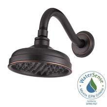 Load image into Gallery viewer, Pfister G15-M95Y Marielle 1-Spray 6.06 in. Fixed Shower Head, Tuscan Bronze