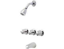 Load image into Gallery viewer, Pfister G01-3210 Pfister 3-Handle Tub & Shower Faucet Polished Chrome