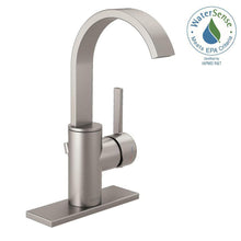 Load image into Gallery viewer, Delta 15630LF-SP Mandolin 4 in. Centerset 1-Handle Bath Faucet Brushed Nickel