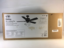 Load image into Gallery viewer, Hampton Bay AC413A-OBB Oakley 52" Oil-Brushed Bronze Ceiling Fan w/ Light Kit