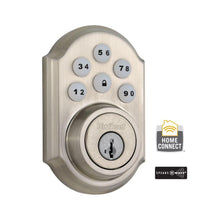 Load image into Gallery viewer, Kwikset 99100-005 Z-Wave SmartCode Nickel Single Cylinder Electronic Deadbolt