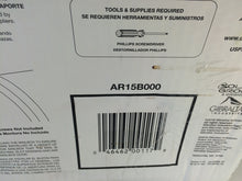 Load image into Gallery viewer, Gibraltar Mailboxes AR15B000 Arlington Premium Steel Post-Mount Mailbox, Black