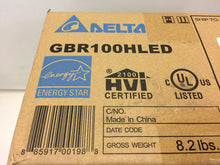 Load image into Gallery viewer, Delta GBR100HLED Breez GreenBuilder Series 100CFM Ceiling Bathroom Exhaust Fan