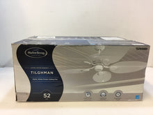 Load image into Gallery viewer, Harbor Breeze Tilghman 52" Matte white Indoor/Outdoor Ceiling Fan WCK52LMW5N