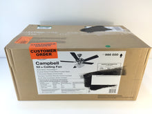 Load image into Gallery viewer, Hampton Bay 41359 Campbell 52" Brushed Nickel Ceiling Fan 995050