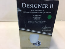 Load image into Gallery viewer, Gatco 1640 Designer II 1-Light Chrome Sconce