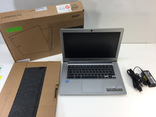 Load image into Gallery viewer, Acer Chromebook 14 Intel Atom x5-E8000 4GB 32GB eMMC CB3-431-12K1 Silver