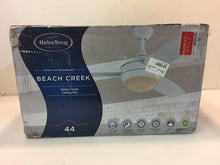 Load image into Gallery viewer, Harbor Breeze TG44LW3D1RC Beach Creek 44" White LED Indoor Ceiling Fan 915542