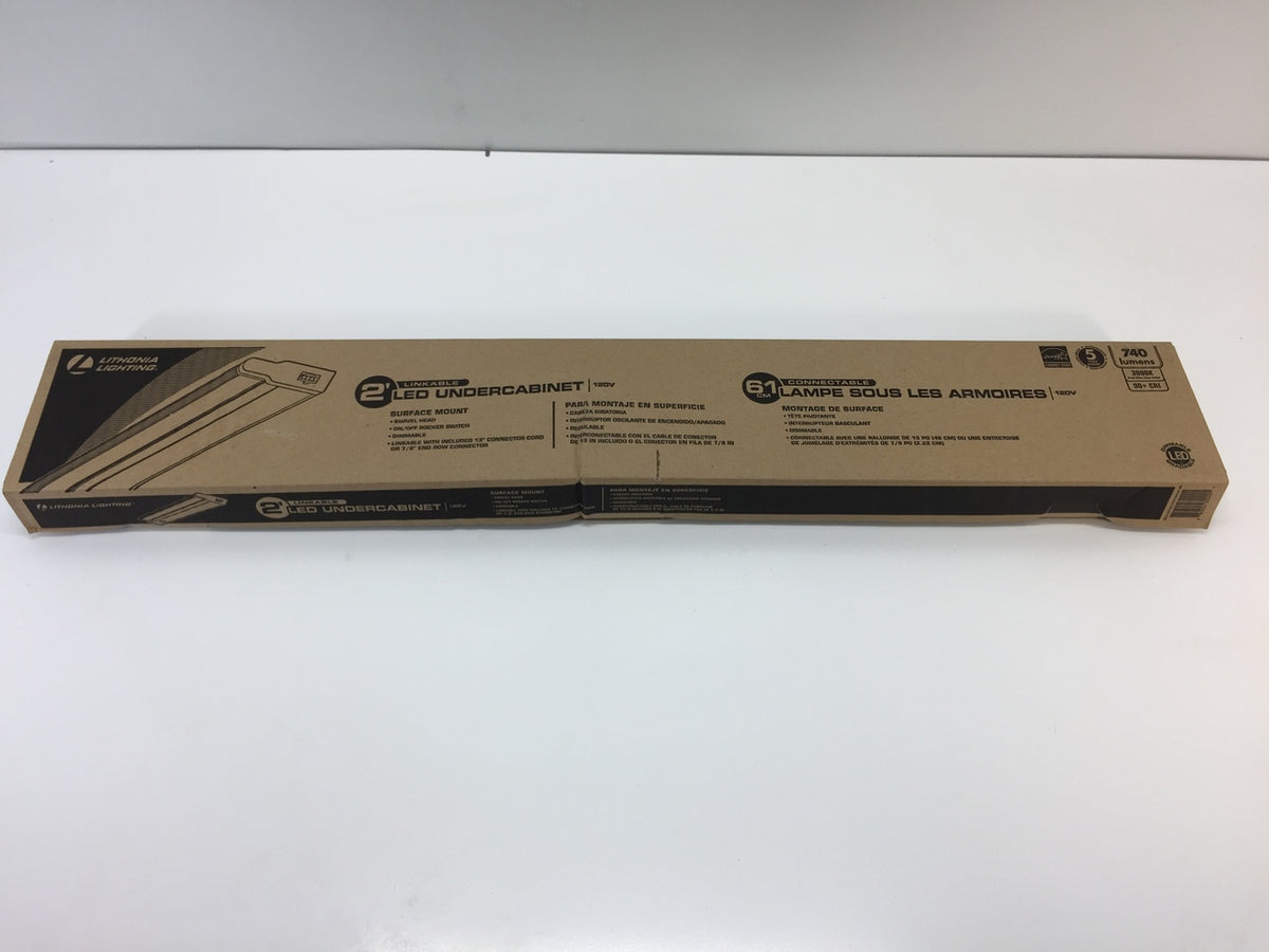 Lithonia Lighting UCLD 24 in. LED White Swivel Linkable Under Cabinet NT Electronics LLC