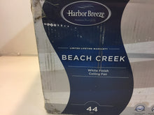 Load image into Gallery viewer, Harbor Breeze TG44LW3D1RC Beach Creek 44" White LED Indoor Ceiling Fan 915542