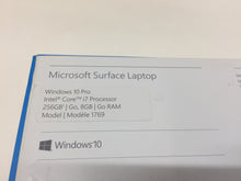 Load image into Gallery viewer, Microsoft Surface 1769 laptop 13.5" Core i7 8GB 256GB SSD Win 10 Pro Platinum