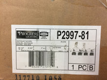 Load image into Gallery viewer, Progress Lighting Archie 4-Light Antique Nickel Bathroom Vanity Light P2997-81