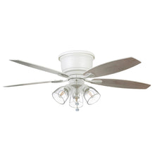 Load image into Gallery viewer, Hampton Bay 51823 Stoneridge 52" Matte White Hugger LED Ceiling Fan 1003363326