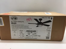 Load image into Gallery viewer, Hampton Bay 91100 Midili 44" LED Indoor Gilded Espresso Ceiling Fan 1002711156