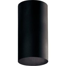 Load image into Gallery viewer, Progress Lighting 6 In. Cylinder Black Outdoor Flushmount P5741-31
