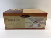 Load image into Gallery viewer, Design House Atrium 30.5 in. Indoor White Hugger Lighted Ceiling Fan 152991