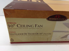 Load image into Gallery viewer, Design House Atrium 30.5 in. Indoor White Hugger Lighted Ceiling Fan 152991