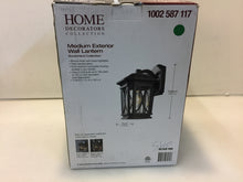 Load image into Gallery viewer, Home Decorators 23472 1-Light Bronze with Brass Highlights Outdoor 7" Lantern