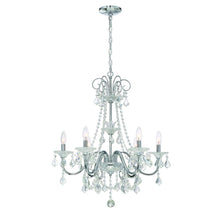 Load image into Gallery viewer, Home Decorators 29360-HBU 6-Light Chrome Crystal Chandelier 1001664597