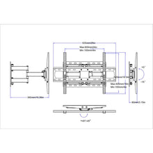 Load image into Gallery viewer, Commercial Electric Full Motion TV Wall Mount for 26 in. - 90 in. TVs XD2476