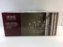 Load image into Gallery viewer, Home Decorators 29360-HBU 6-Light Chrome Crystal Chandelier 1001664597