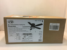 Load image into Gallery viewer, Hampton Bay YG216-NI Roanoke 48" LED Natural Iron Ceiling Fan 1002719633