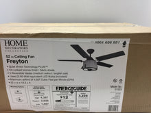 Load image into Gallery viewer, Home Decorators Freyton 51503 52" LED Oil Rubbed Bronze Ceiling Fan 1001636891