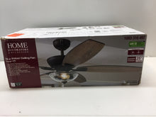 Load image into Gallery viewer, Home Decorators Connor 54" LED Bronze Dual-Mount Ceiling Fan with Remote 51848