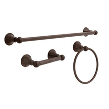 Load image into Gallery viewer, Delta Crestfield 3-Piece Bathroom Set Tower Ring Paper Holder Tower Bar Bronze