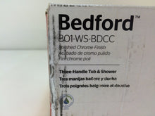 Load image into Gallery viewer, Pfister 801-WS-BDCC Bedford 3-Handle Tub and Shower Faucet in Polished Chrome