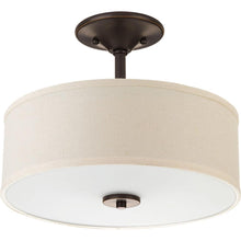 Load image into Gallery viewer, Progress Lighting Inspire 2-Light Antique Bronze Semi-Flushmount P3712-20